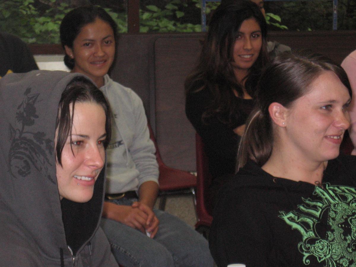 students sitting in a class