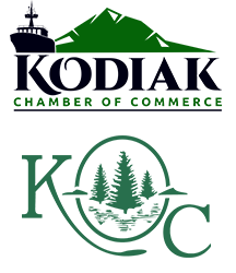 logos of the Kodiak Chamber of Commerce and Kodiak College