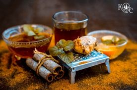 various teas and herbs used in ayurveda