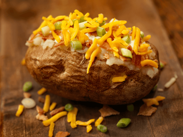 a loaded baked potato 