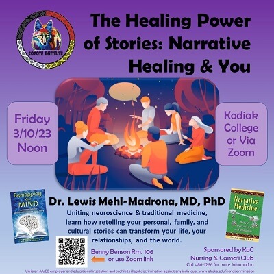 Flyer: The Healing Power of Stories: Narrative, Healing and You