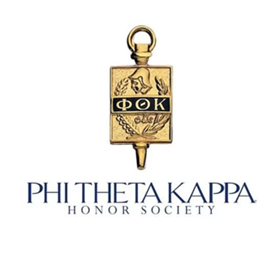Phi Theta Kappa Honor Society logo with gold key