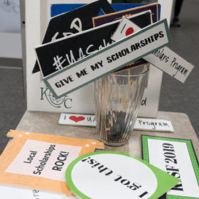 Scholarship signs